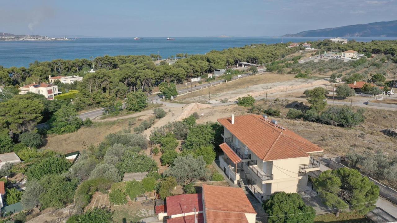 The Byzantine Wall House Isthmia Bagian luar foto