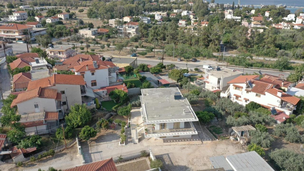 The Byzantine Wall House Isthmia Bagian luar foto
